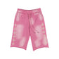 Commons Pearled Star Sweatshort Pink