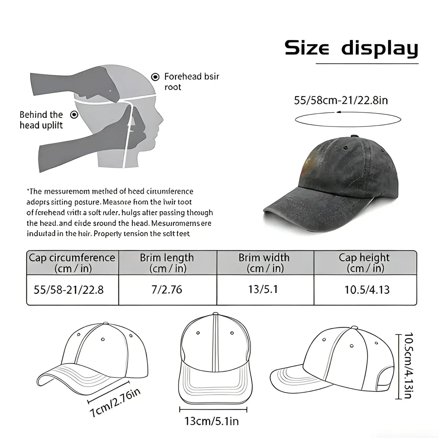 Christian Cross Leather Patch Baseball Hat Distressed