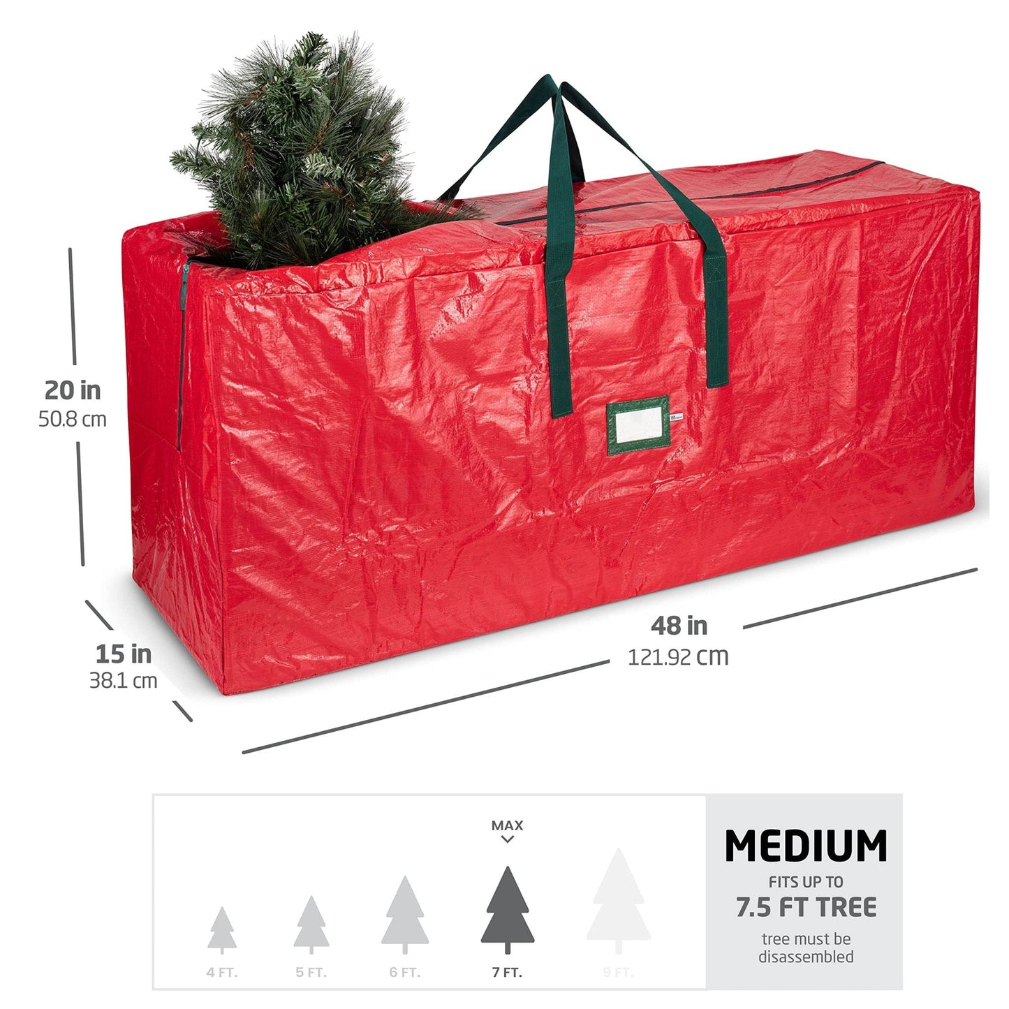 Saco de armazenamento para árvore de Natal 