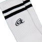 Common Hype Stripe Logo Sock White (3-Pack)