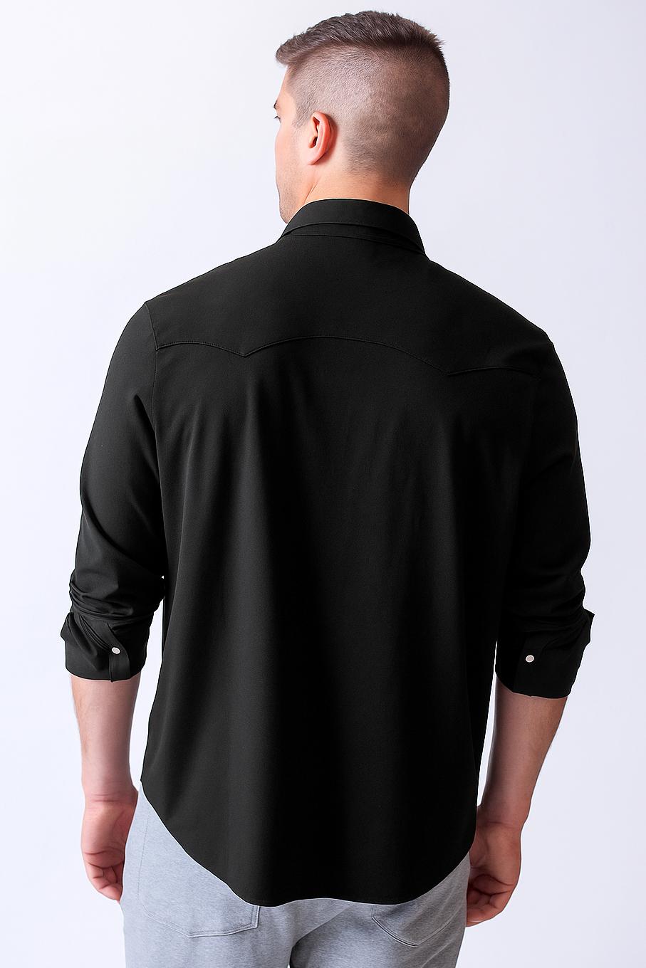 Buki’s Western Tech Shirt - Black