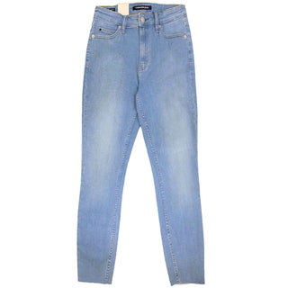 Calça Jeans Skinny Feminina Calvin Klein Cintura Alta Azul Claro Tamanho 32