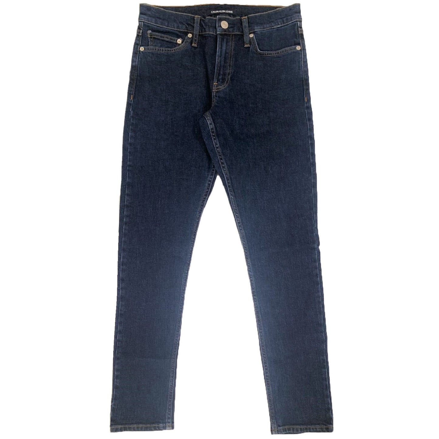 Calça Jeans Feminina Calvin Klein Cintura Média Slim Azul Banhof