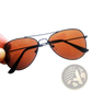 Classic Gold Rimmed Aviator Uv Protection Sunglasses
