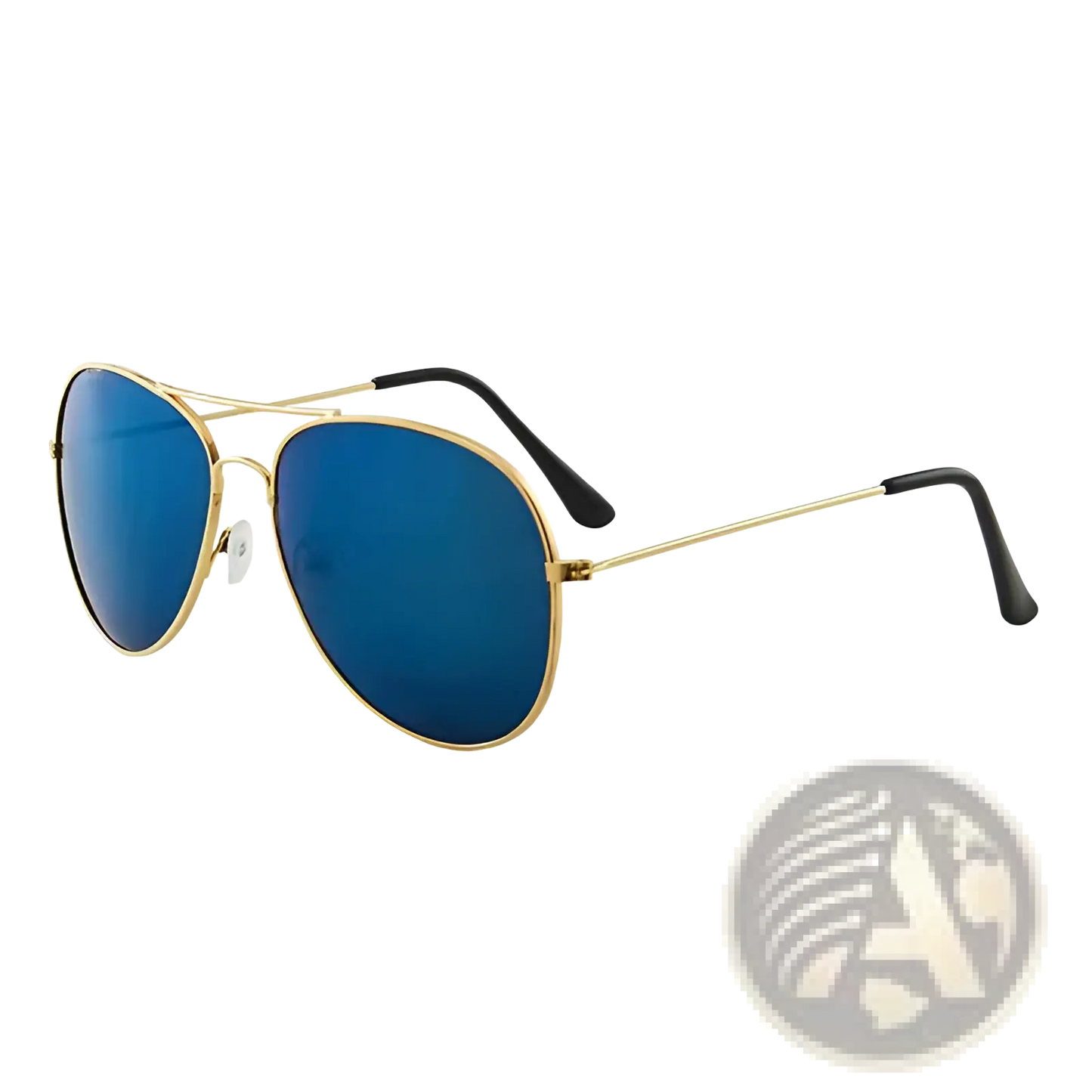 Classic Gold Rimmed Aviator Uv Protection Sunglasses
