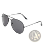 Classic Unisex Metal Aviator Sunglasses with Uv Protection
