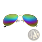 Classic Unisex Metal Aviator Sunglasses with Uv Protection