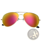 Classic Unisex Metal Aviator Sunglasses with Uv Protection