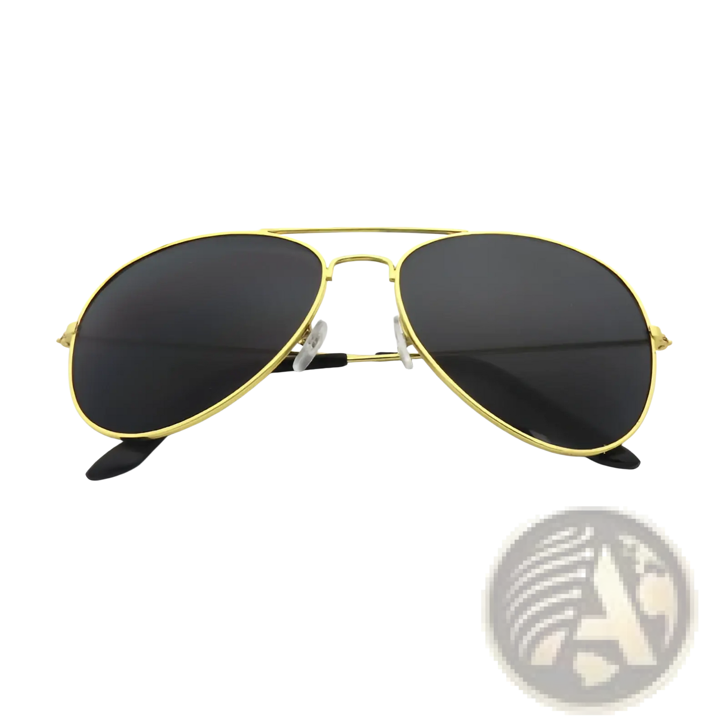 Classic Unisex Metal Aviator Sunglasses with Uv Protection