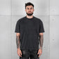Commons Blank Star Embroidered Tee Acid Wash