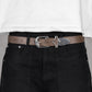 Commons Studios Outlaw Leather Belt Tobacco