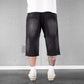 Commons Pearled Star Sweatshort Vintage Black