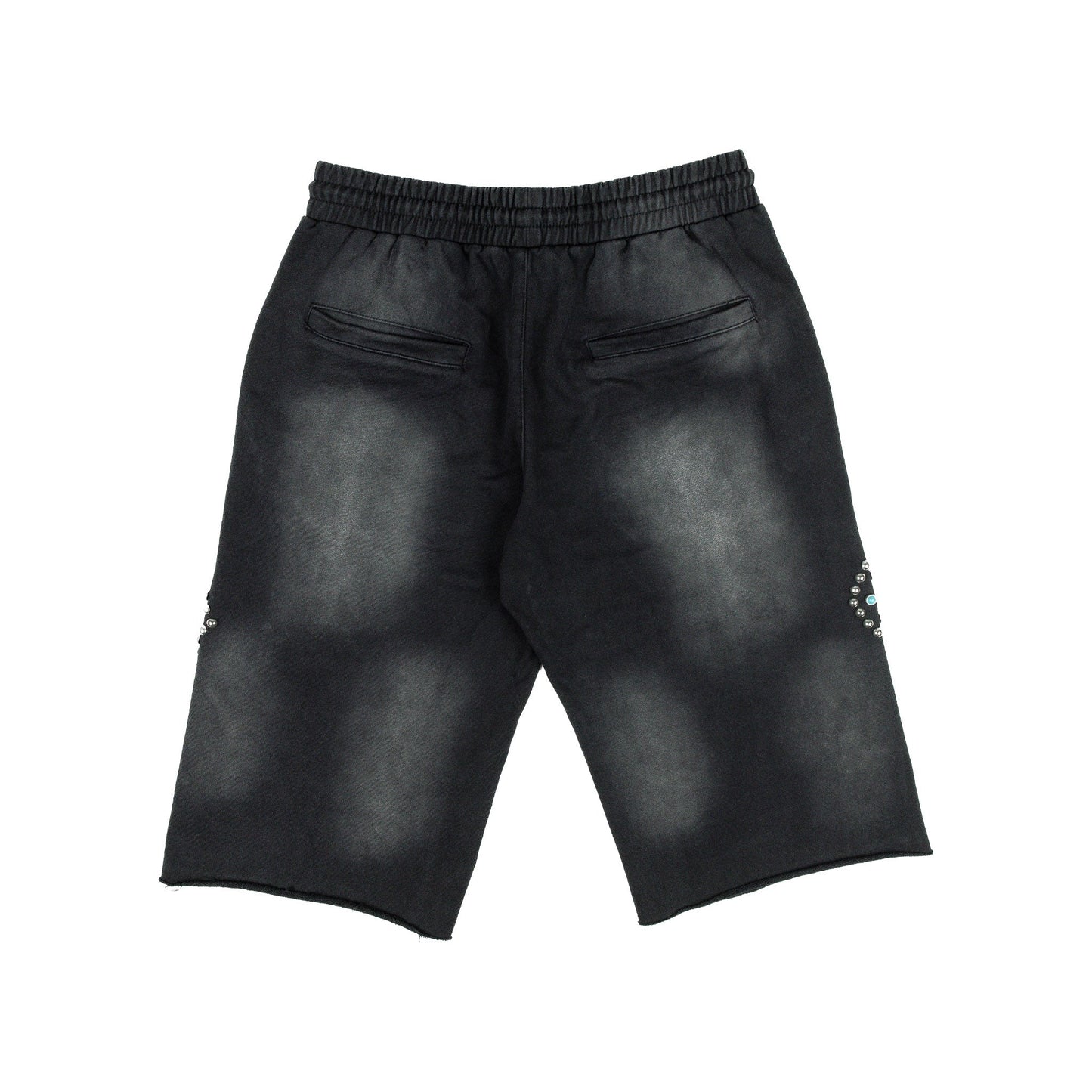 Commons Turquoise Rivet Sweatshort Vintage Black