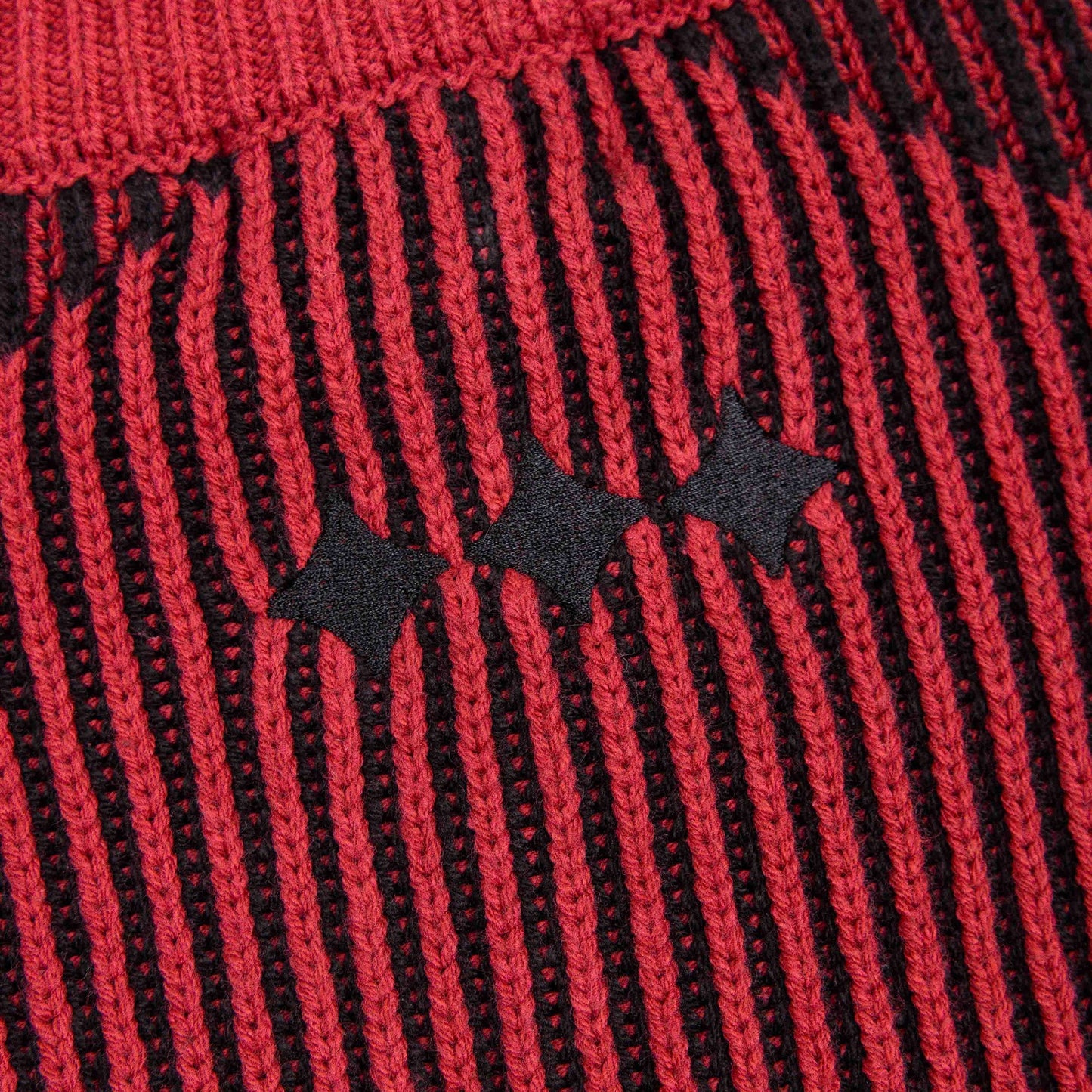 Commons Star Zip-Up Knit Plum