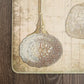 Tapete antifadiga em relevo de 20" x 39" (Galo de Paris)