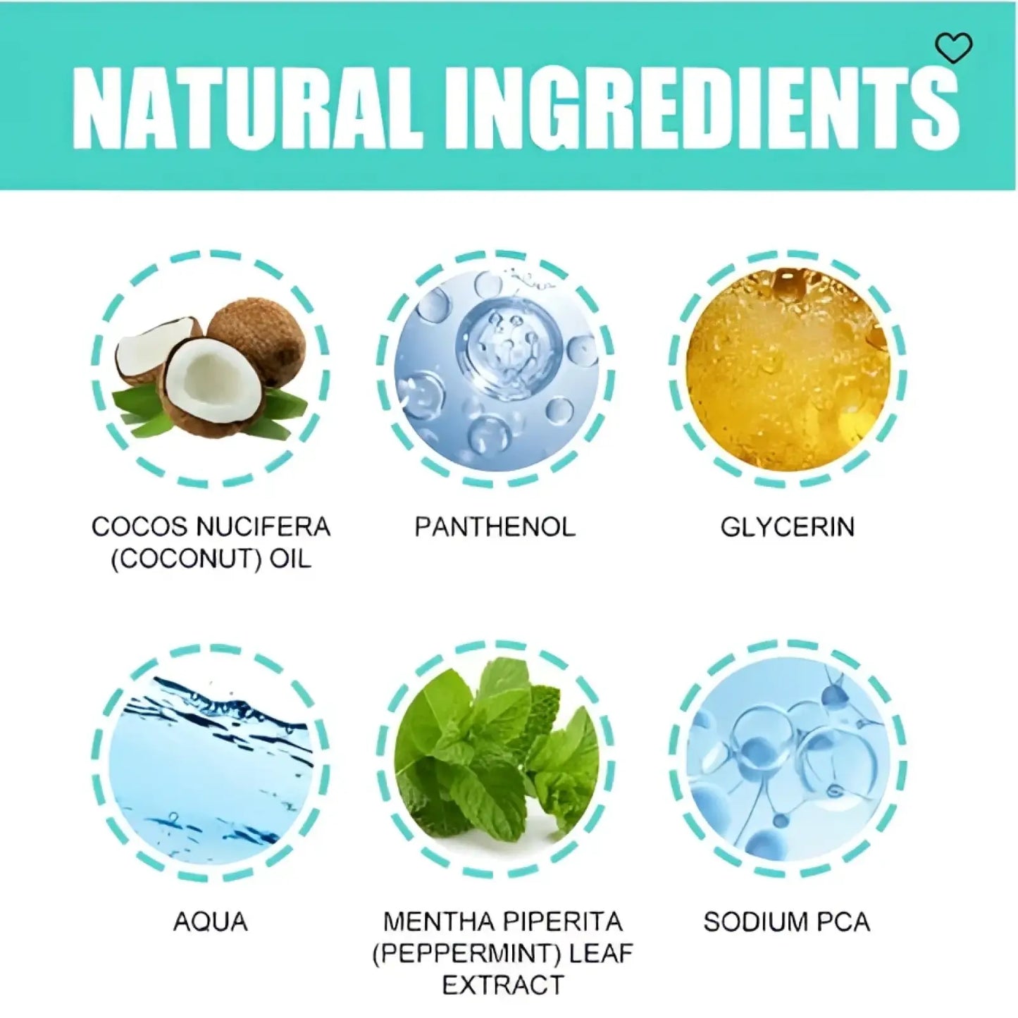 Coconut Mint Mouthwash Teeth Whitening Oral Care 50ml