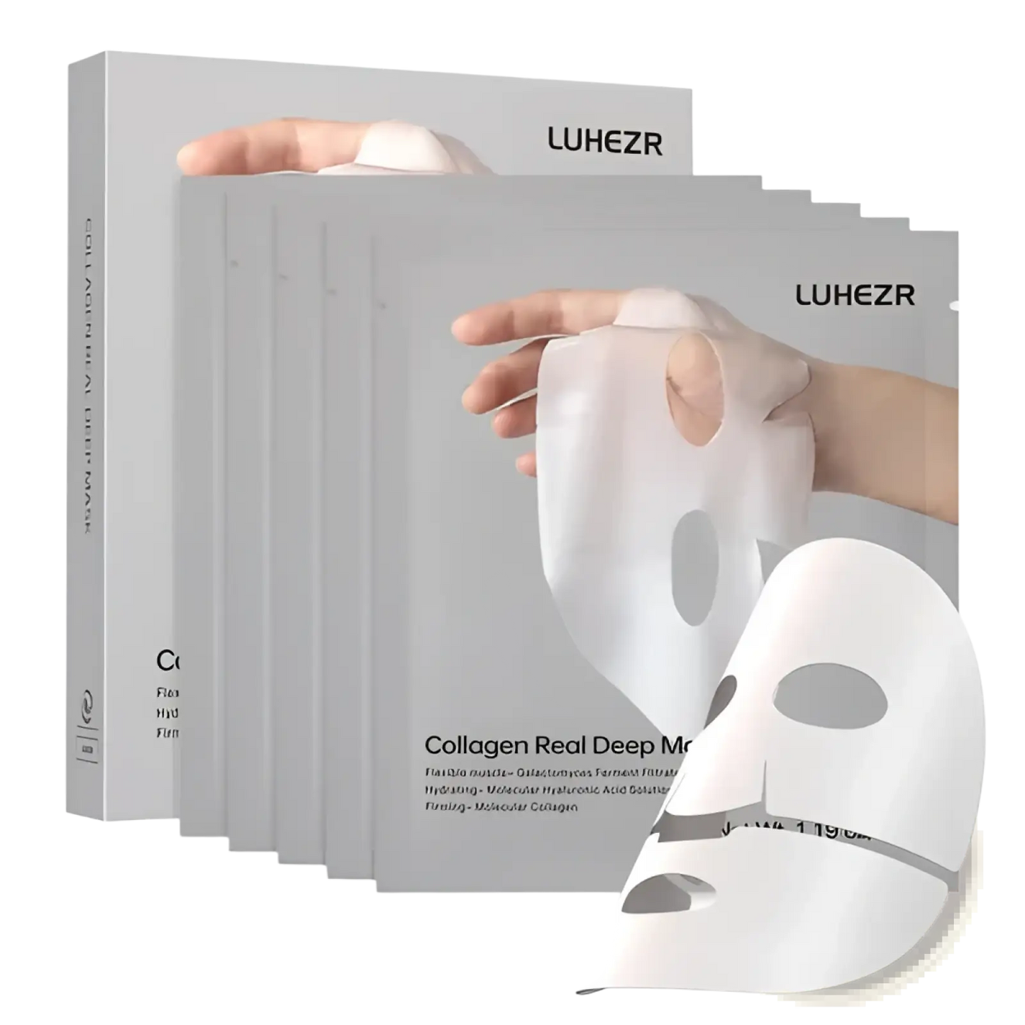Collagen Deep Hydrating Face Masks for Firmness and Elasticity