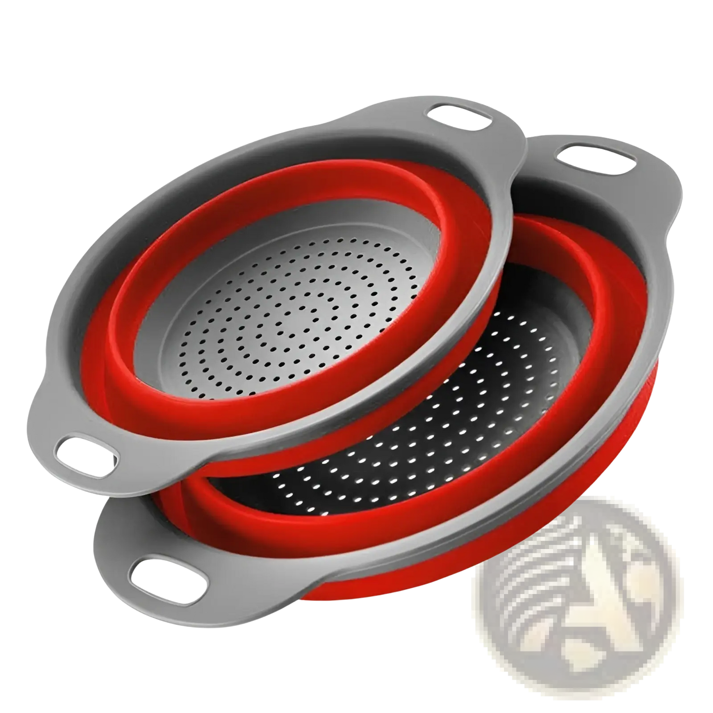 Collapsible Silicone Colander Set Drain Basket