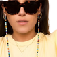 Colorful Rainbow Beaded Eyeglass and Mask Lanyard Chain
