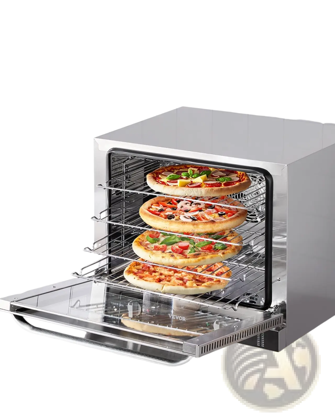 Commercial Convection Oven 66l 2800w Stainless Steel
