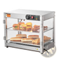 Commercial Food Warmer 2 Tier Countertop Pizza Display