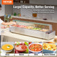 Commercial Food Warmer 5 Pan 40qt with Glass Shield