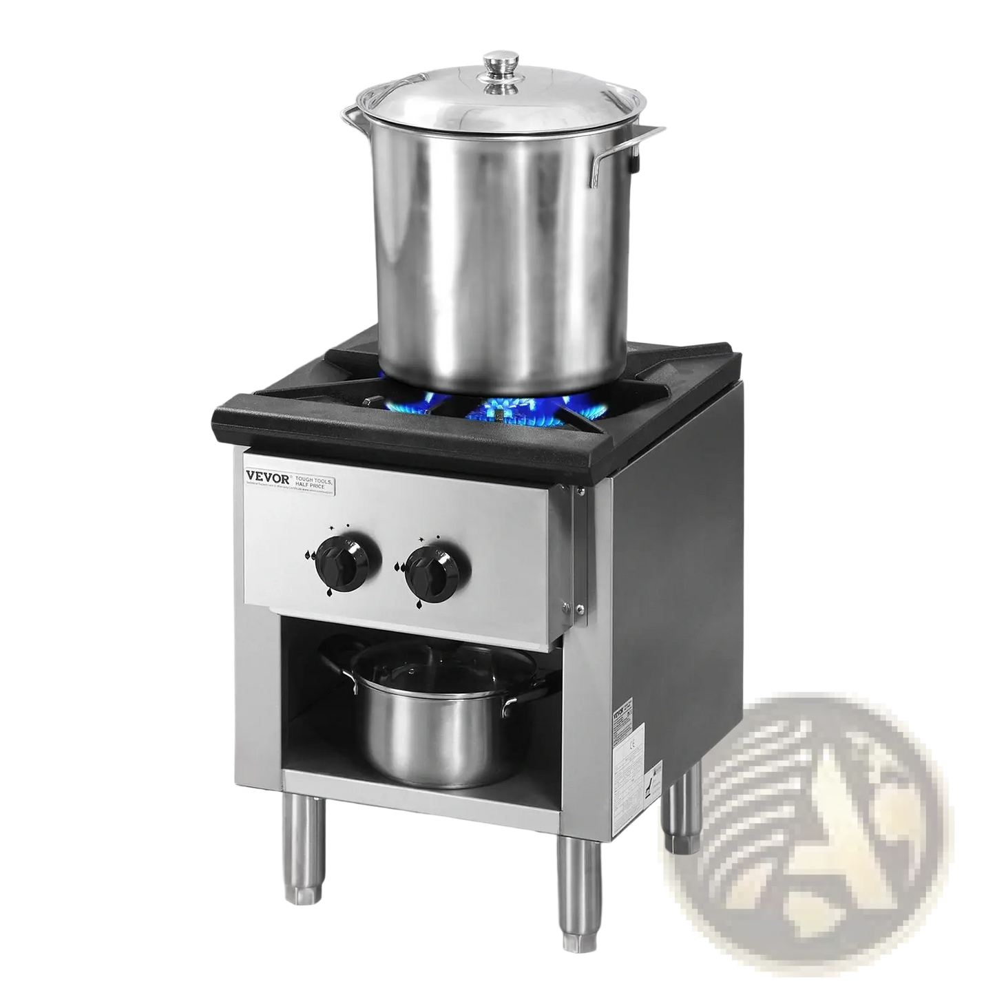 Commercial Gas Range 1 Burner 90000 Btu Hot Plate