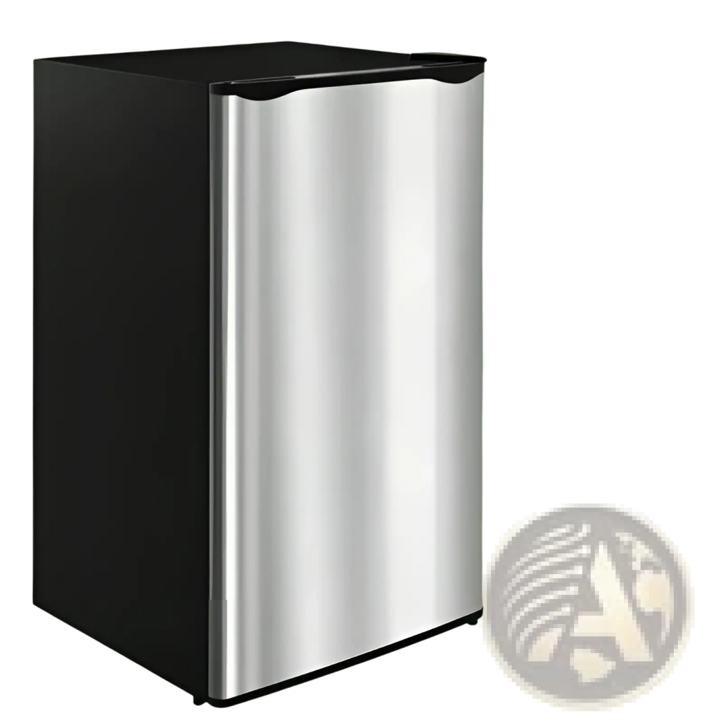 Compact 3.2 Cu. Ft. Stainless Steel Mini Fridge with Freezer
