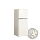 Compact 4.0 Cu. Ft. Two Door Mini Fridge with Freezer