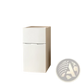 Compact Two Door Mini Fridge with Freezer and Adjustable Shelves