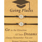 Compass Charm Graduation Adventure Cord Bracelet