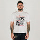 Compliments Seven Billion People White Vintage Shirt