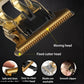 Cordless Hair Clippers Professional Gold Barber Trimmer