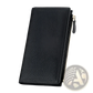 Cowhide Leather Anti Theft Rfid Long Zip Wallet
