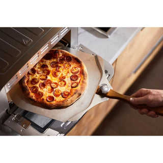 Forno de pizza interno Cuisinart – Asse pizzas de 30 cm em minutos – Forno de pizza portátil de bancada – Aço inoxidável - CPZ-120