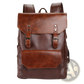 Crazy Horse Leather Large Capacity Unisex Backpack