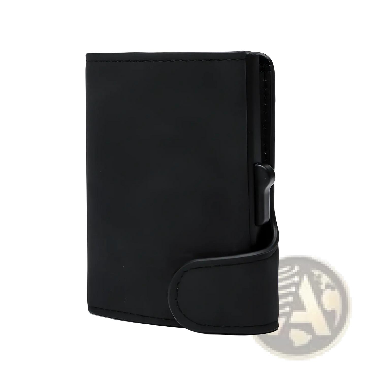 Crazy Horse Leather Metal Card Case Wallet
