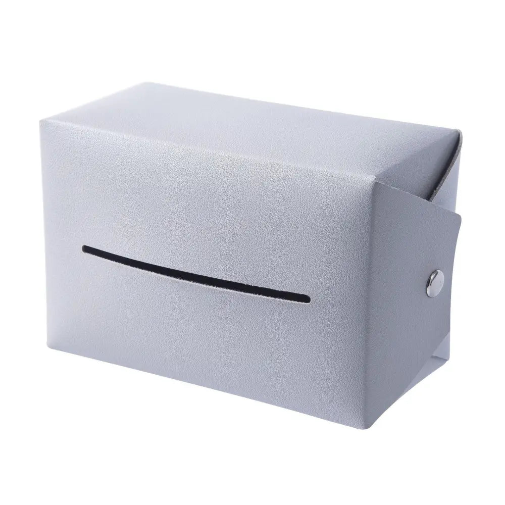 Premium Cartoon Leather Car Headrest Tissue Box and Organizer