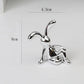 Minimalist Golden Long Eared Rabbit Figurine Decor