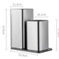 Modern Stainless Steel Universal Knife and Utensil Holder