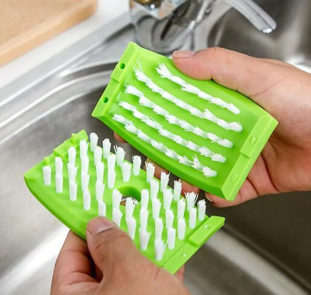Multiuse Suction Cup Kitchen Brush and Utensil Scrubber