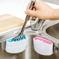 Multiuse Suction Cup Kitchen Brush and Utensil Scrubber