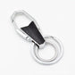 Premium Leather and Metal Carabiner Car Keychain