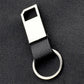 Premium Leather and Metal Carabiner Car Keychain