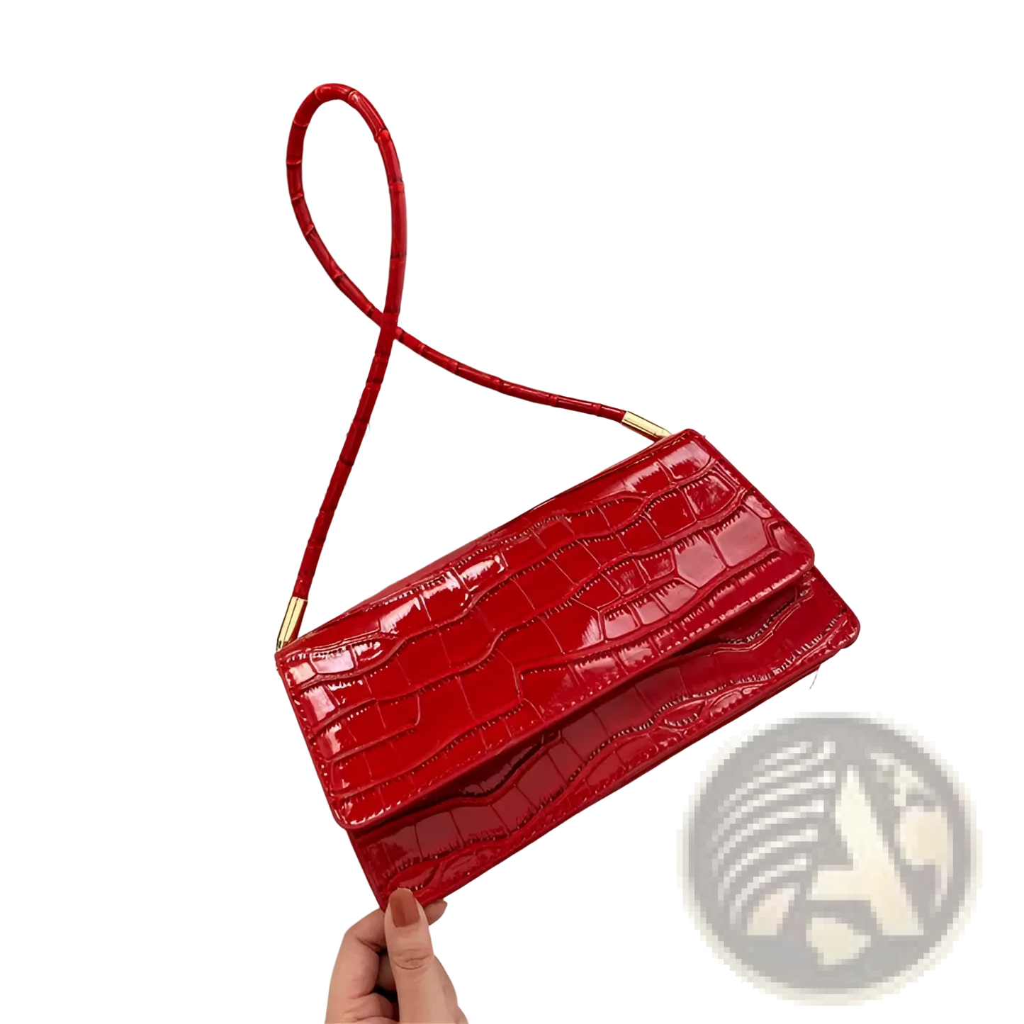 Crocodile Pattern Underarm Bag High-end Pu Clutch