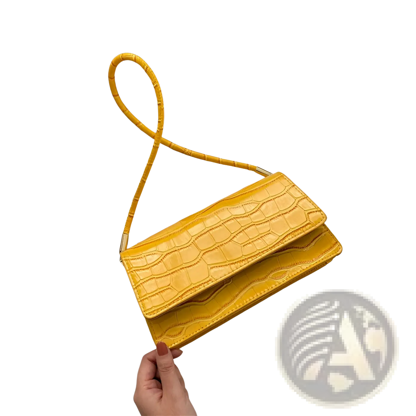 Crocodile Pattern Underarm Bag High-end Pu Clutch