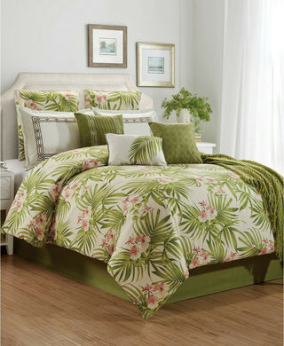 Hallmart Collectibles St. Croix 10 Piece Queen Comforter Set Green