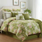 Hallmart Collectibles St. Croix 10 Piece Queen Comforter Set Green