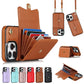 Leather Crossbody Phone Wallet with Card Holder