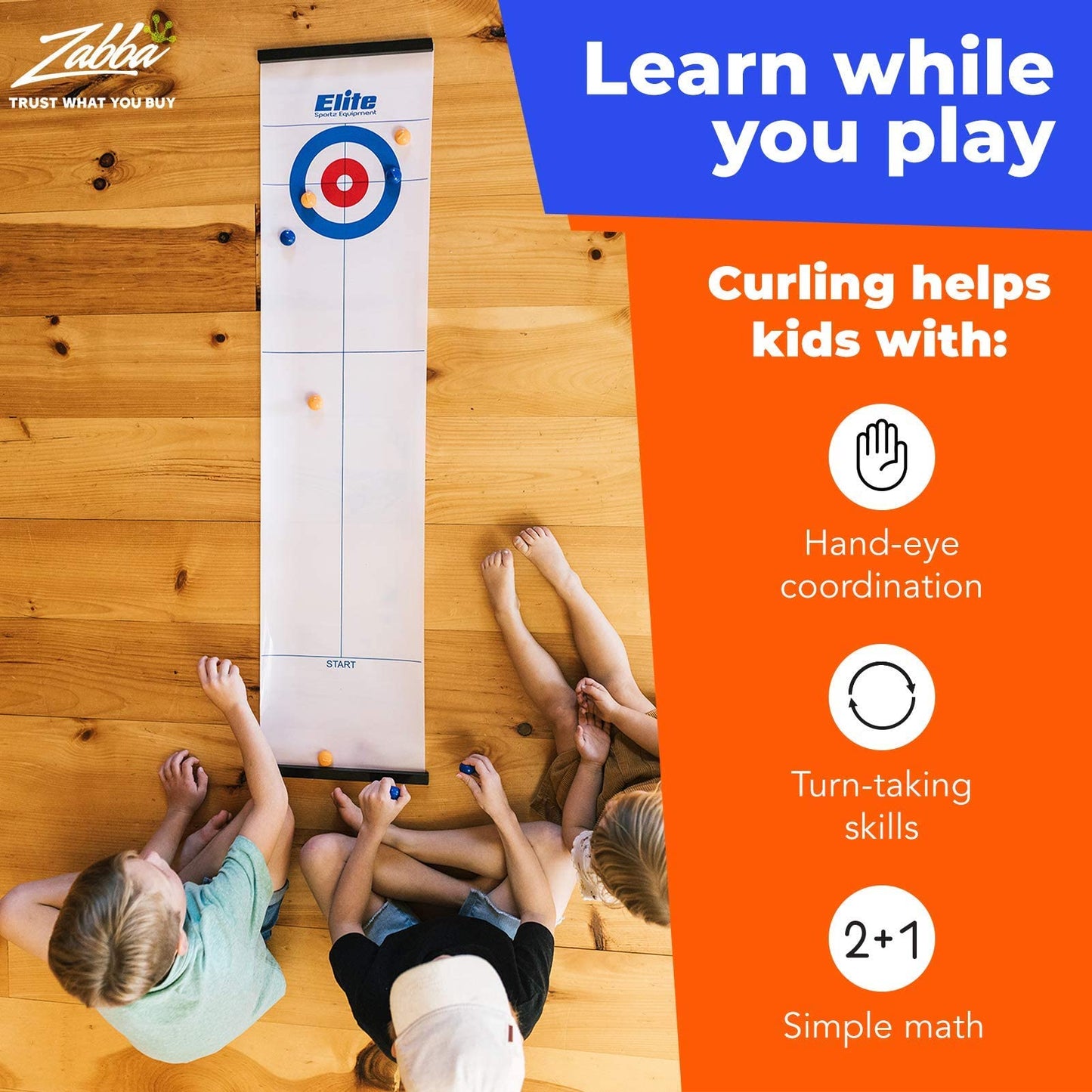 Jogo de curling Elite Sportz - Diversão de mesa 